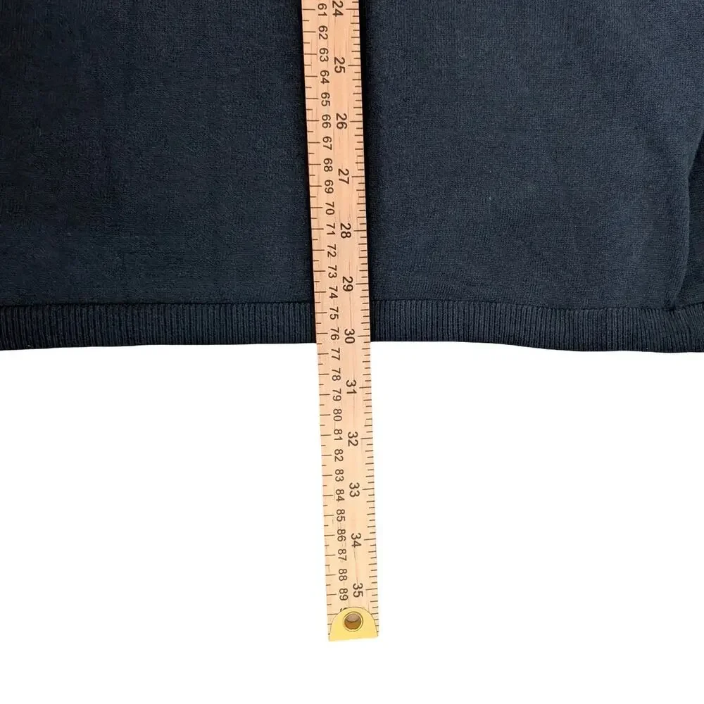 NWT Truth by Republic Wool Silk Blend Lightweight Knit Polo Sweater L